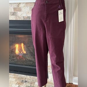 Size 22W Short Gloria Vanderbilt Amanda🆕 Slimming Jean Classic Rise,tapered leg